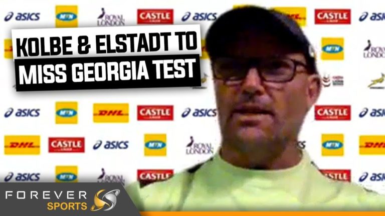 KOLBE & ELSTADT TO MISS GEORGIA OPENER! | Jacques Nienabar Prss Conference | Forever Rugby
